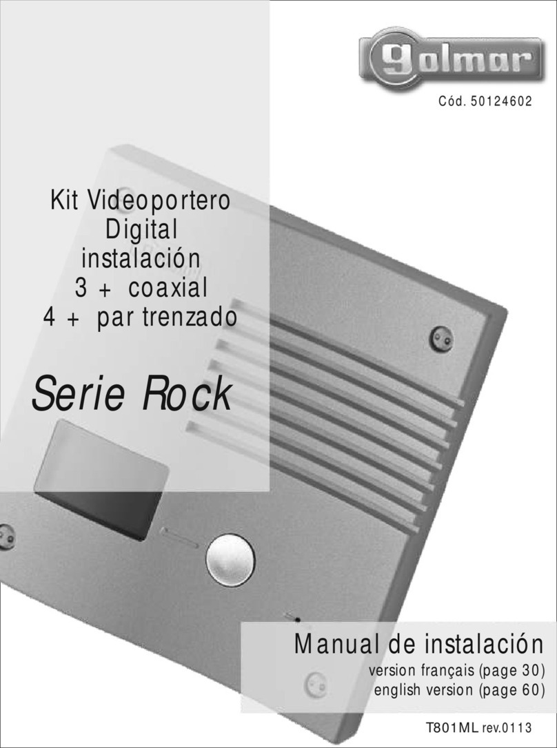 golmar Rock Series User manual
