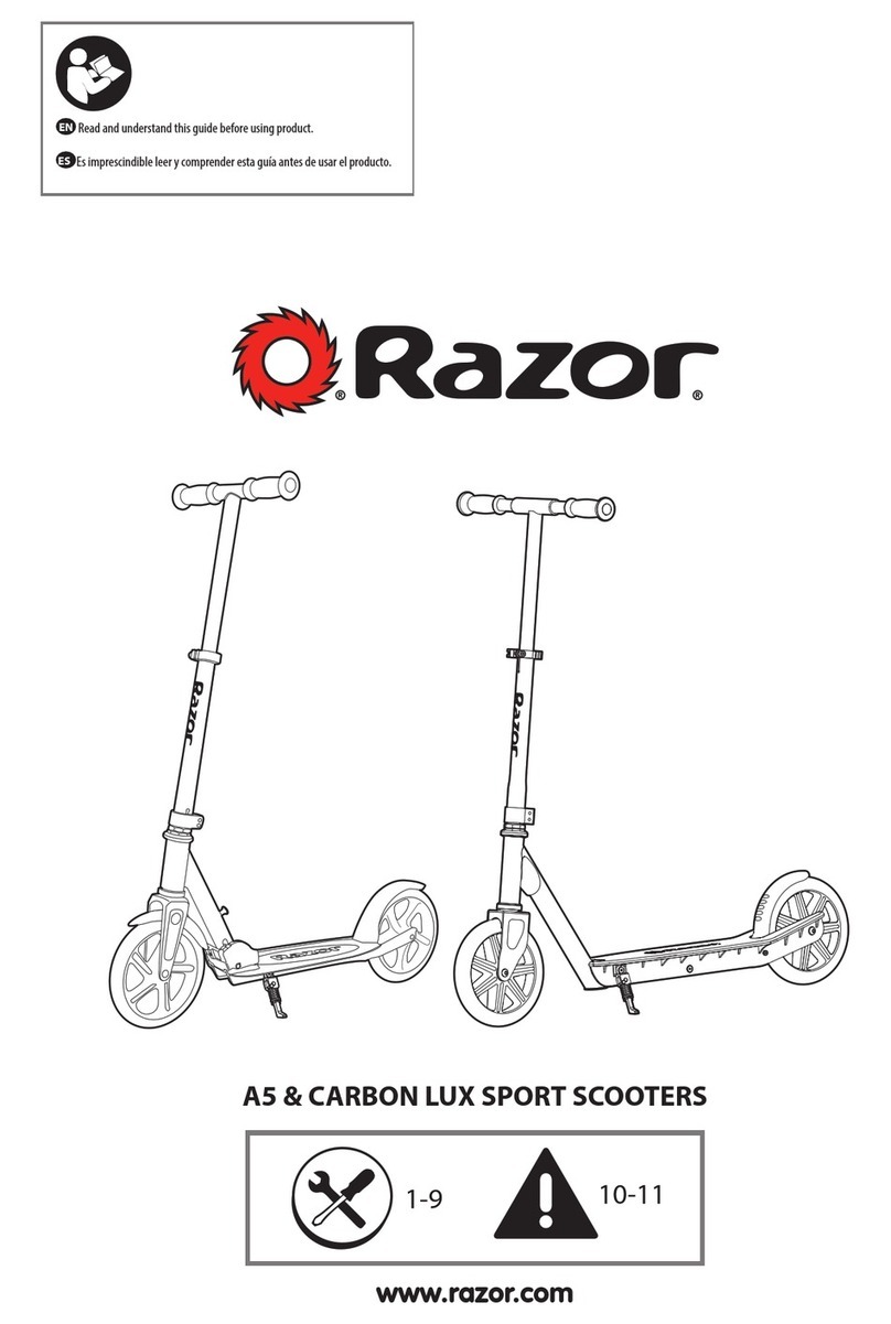 Razor A5 CARBON LUX User manual