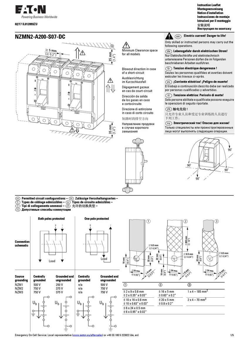 Eaton NZMN2-A200-S07-DC Manual