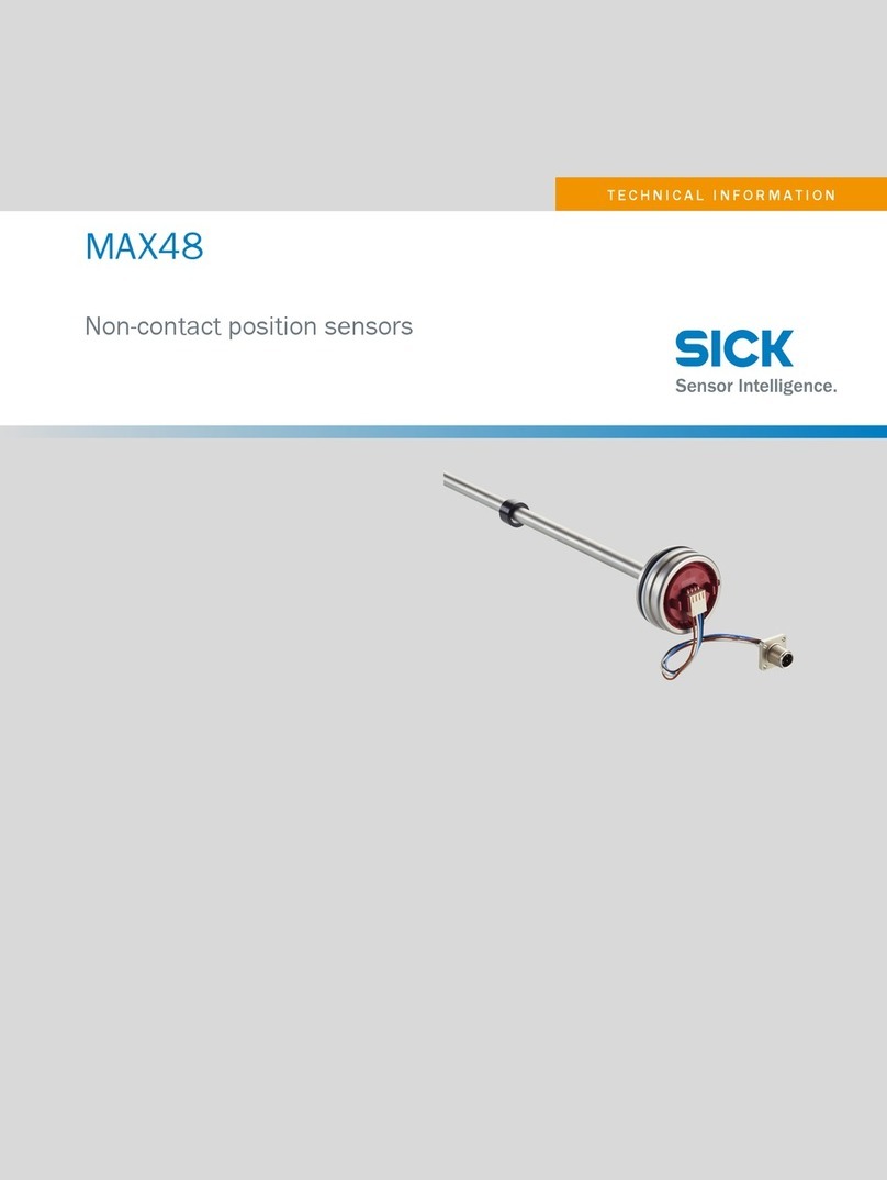 SICK MAX48 Manual