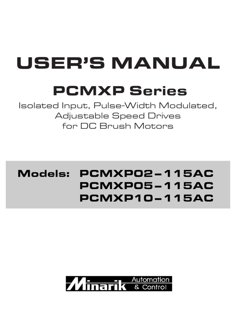Minarik PCMXP Series user manual
