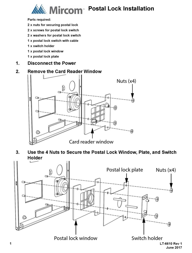 Mircom LT-6610 User manual