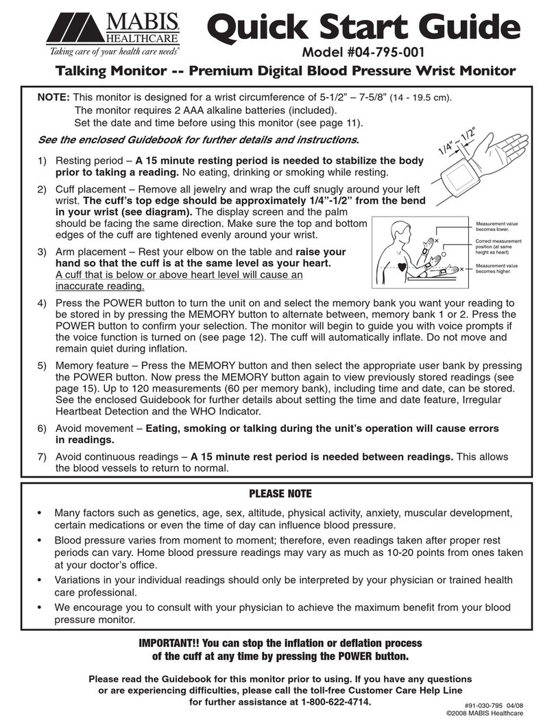MABIS Talking Monitor 04-795-001 User manual