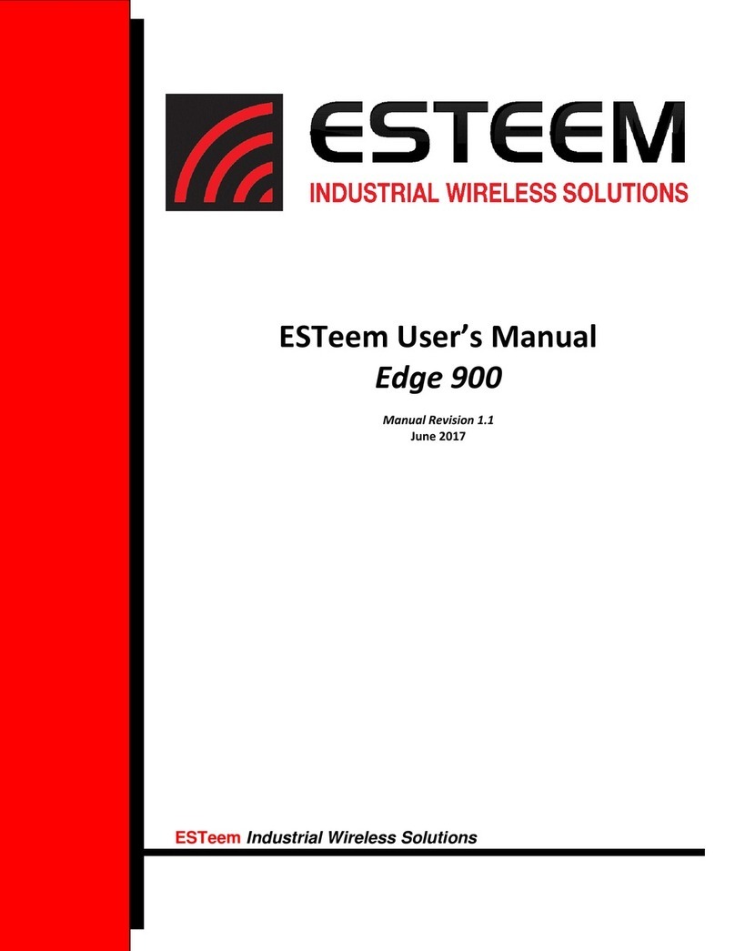 ESTeem Edge 900 User manual ESTeem Edge 900 User manual