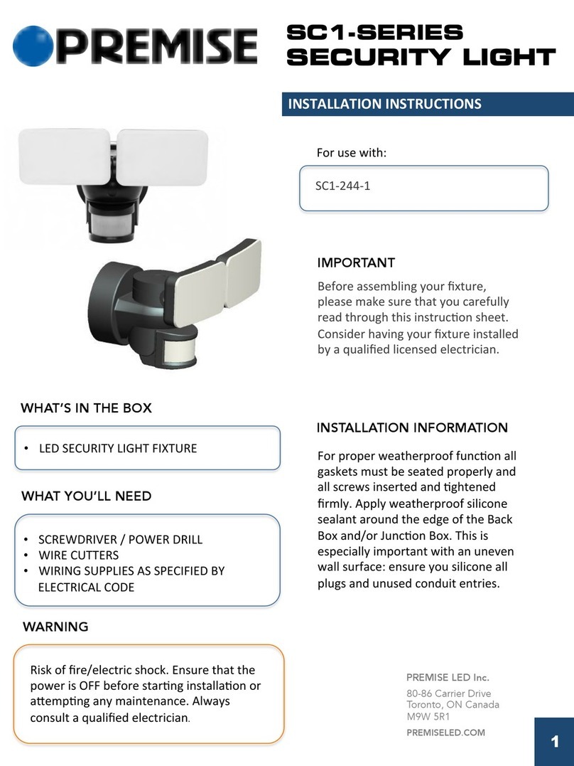 Premise SC1 Series User manual