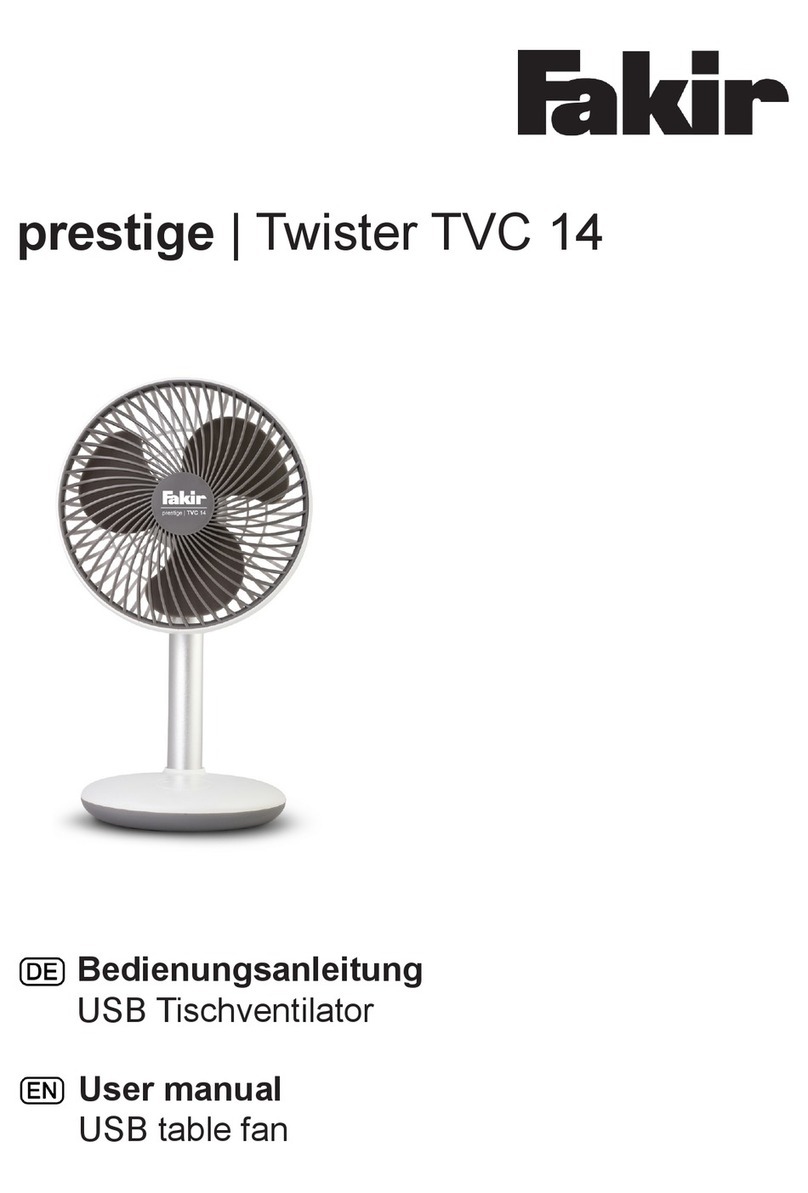 Fakir Prestige Twister TVC 14 User manual