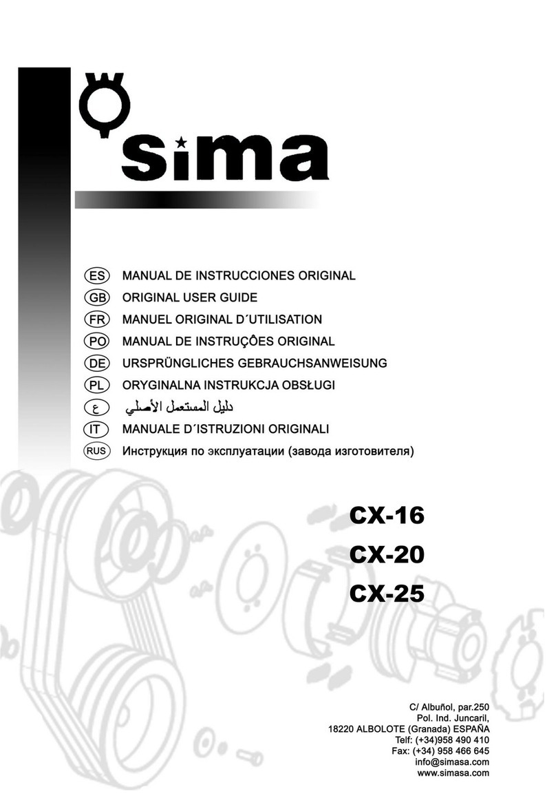 Sima CX-16 Original user guide