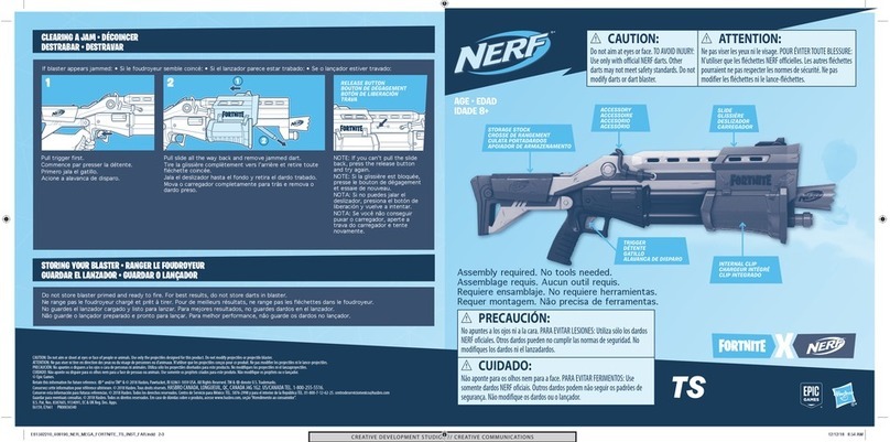 Hasbro NERF X FORTNITE TS User manual Hasbro NERF X FORTNITE TS User manual