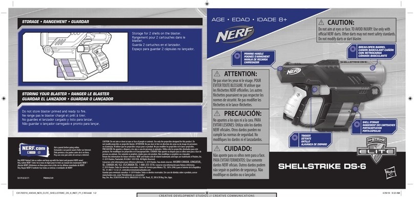 Hasbro NERF N-STRIKE ELITE SHELLSTRIKE DS-6 User manual Hasbro NERF N-STRIKE ELITE SHELLSTRIKE DS-6 User manual