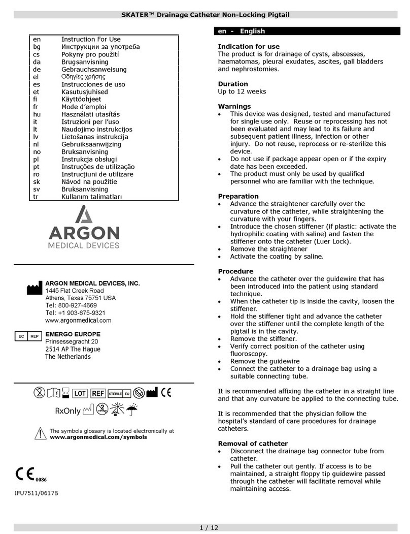Argon Medical Devices SKATER Instructions for use