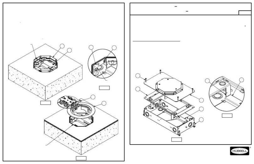 Hubbell CFB2G25R User manual
