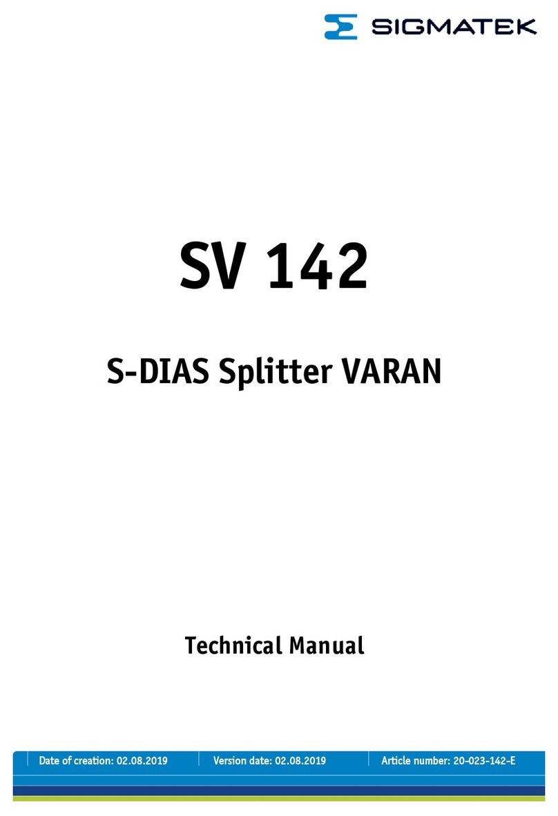 SIGMA TEK VARAN SV 142 S-DIAS Technical manual