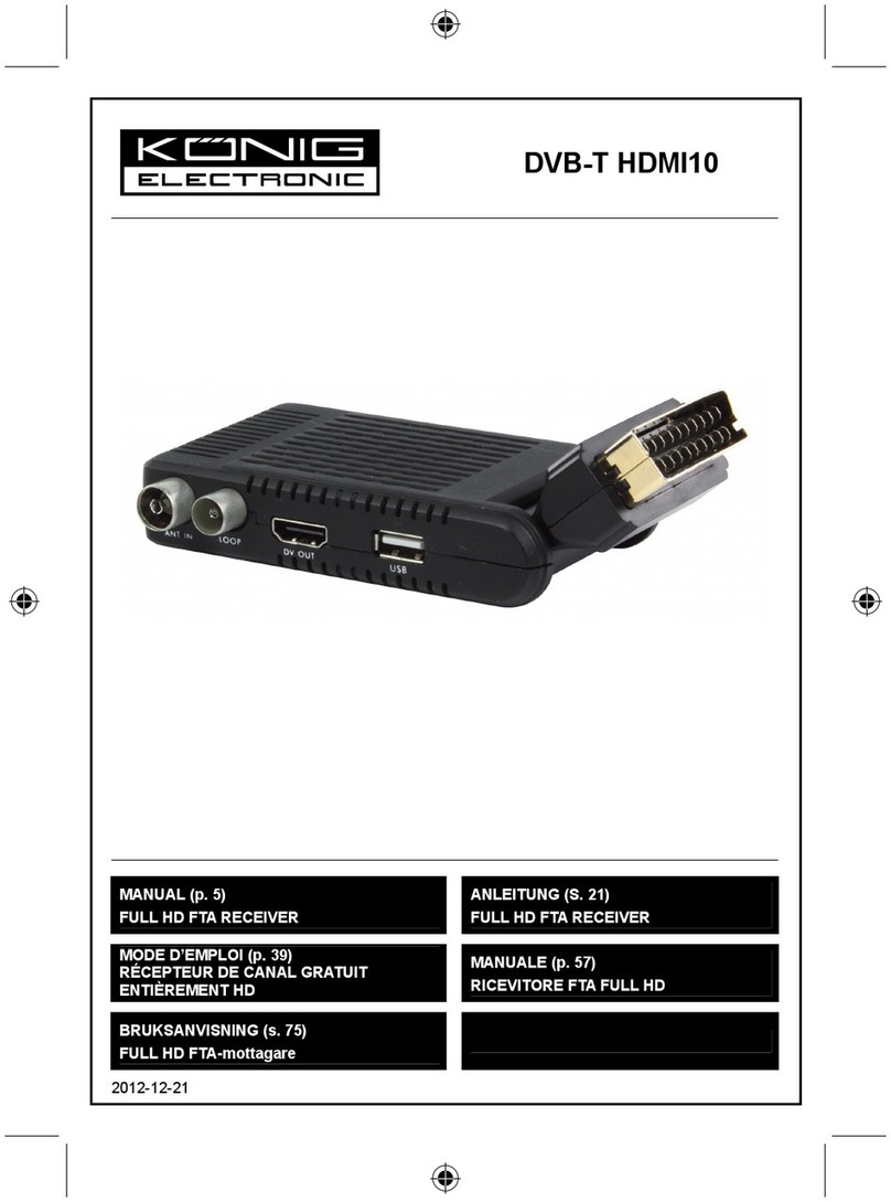 Konig DVB-T HDMI10 manual
