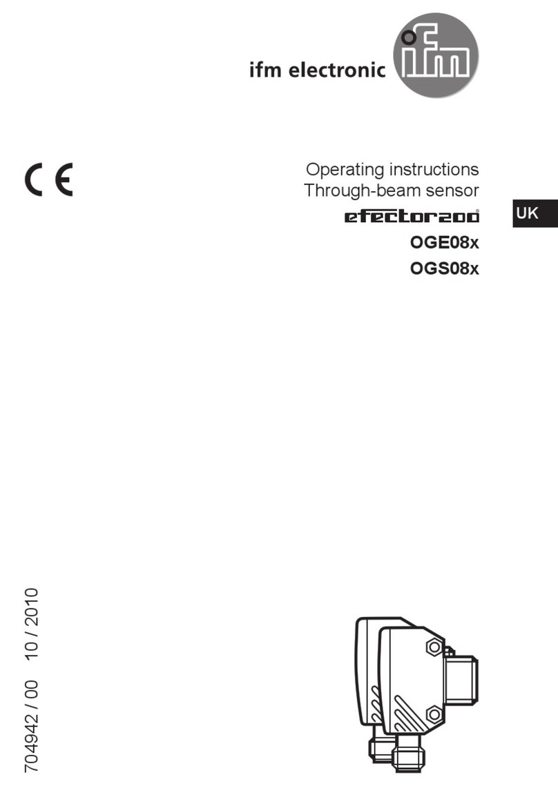 IFM Efector 200 OGE08 Series User manual