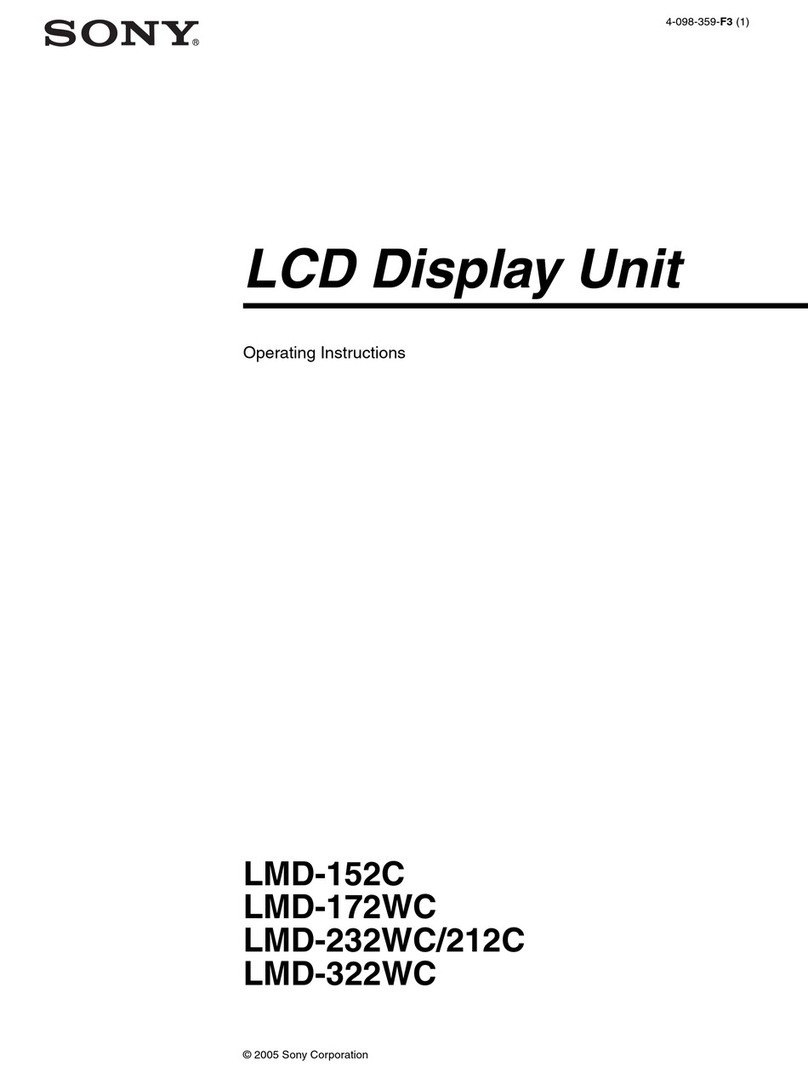 Sony LMD-152C User manual