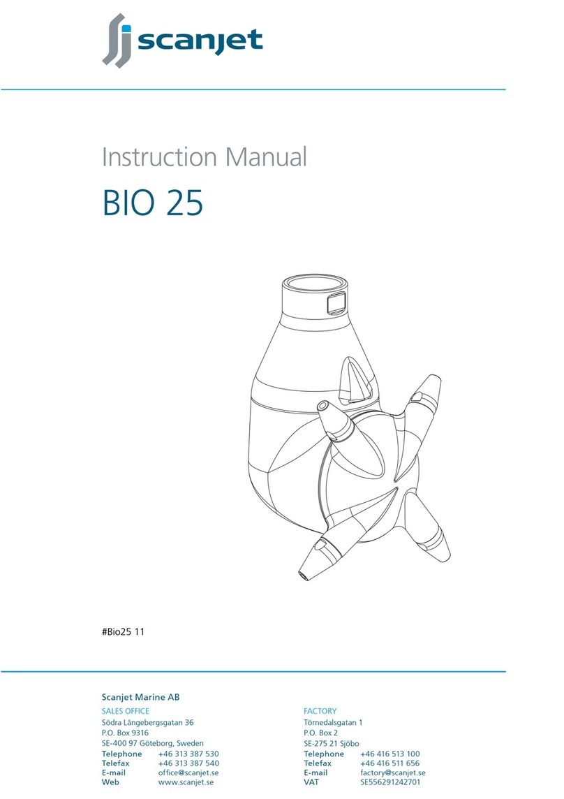 Scanjet BIO 25 instruction manual Scanjet BIO 25 instruction manual