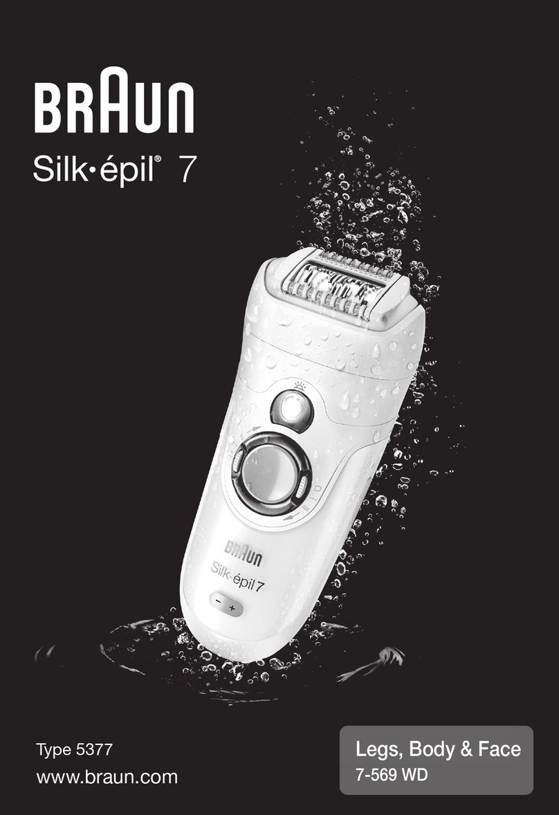 Braun Silk epil 7 7-569 WD User manual
