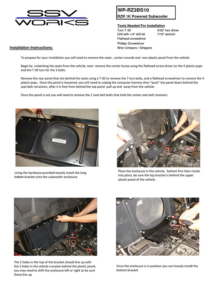 SSV Works WP-RZ3BS10 installation instructions