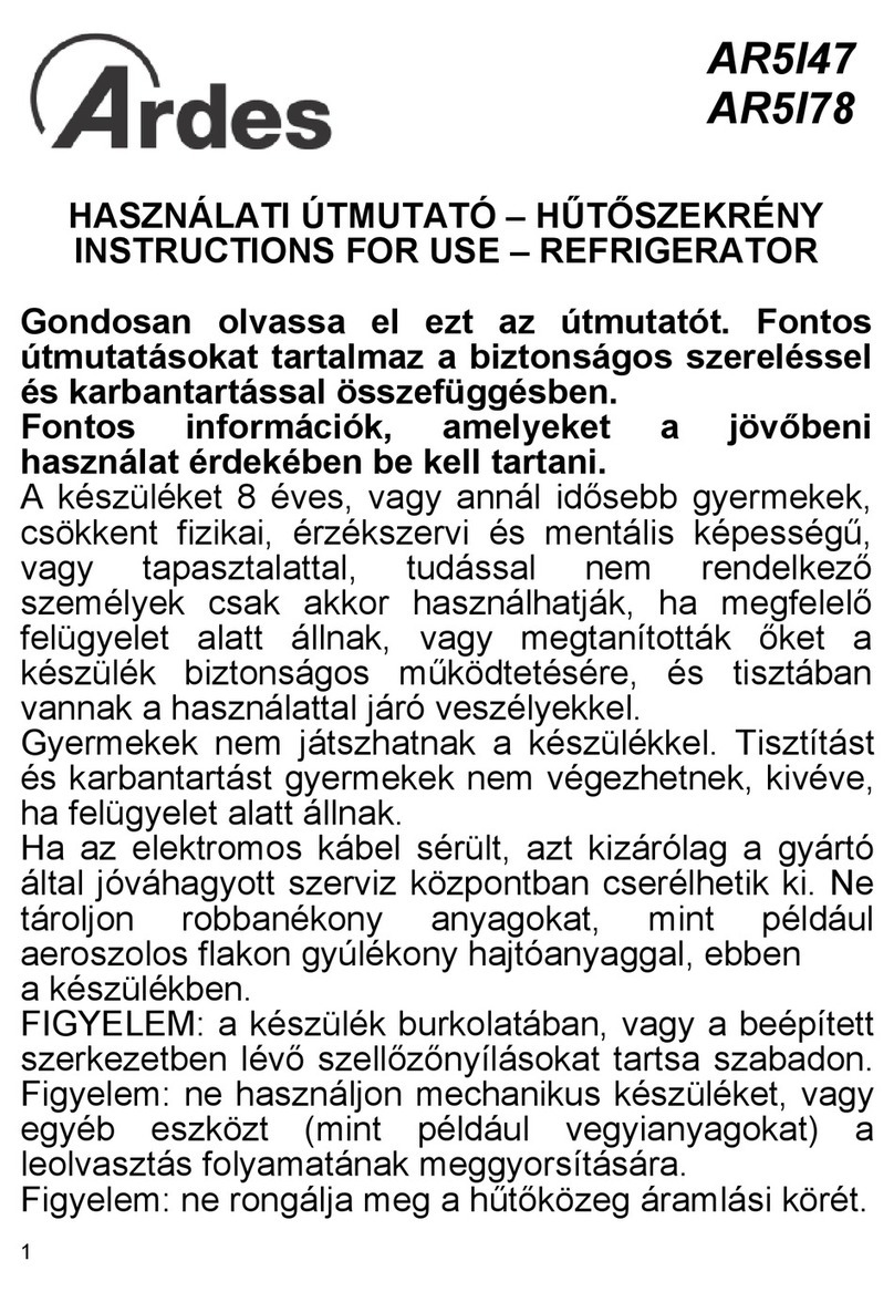 ARDES AR5I47 Instructions for use