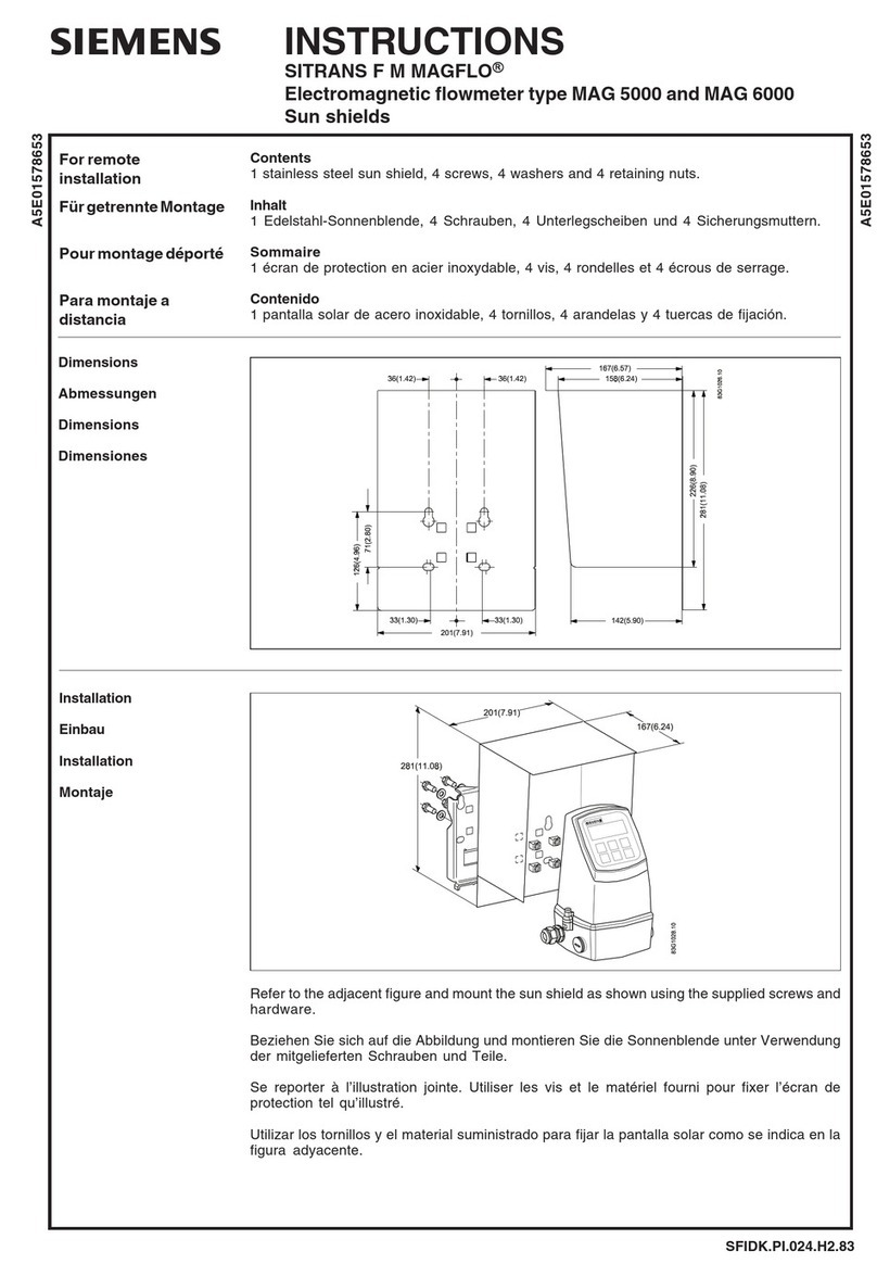 Siemens SITRANS F M MAG 5000 instructions