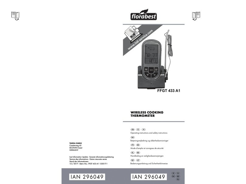 FLORABEST FFGT 433 A1 Operating instructions and safety instructions