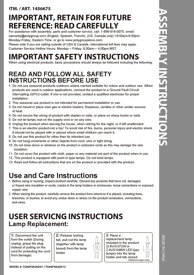 Polygroup TG90P4826D01 User manual