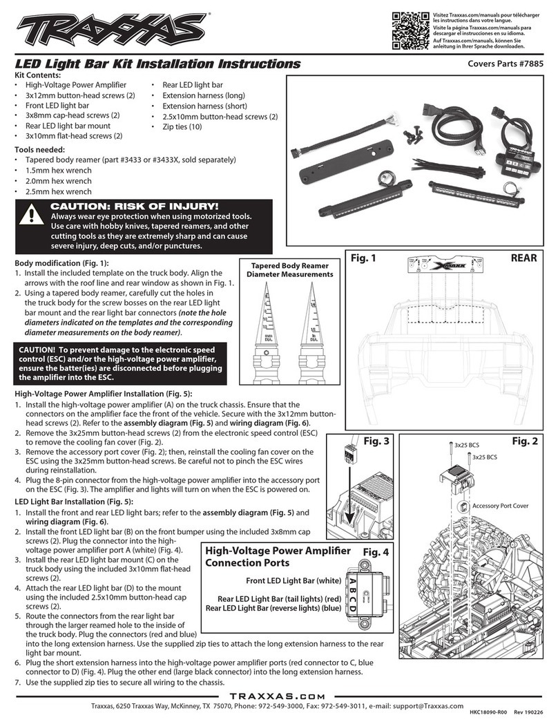 Traxxas 7885 installation instructions