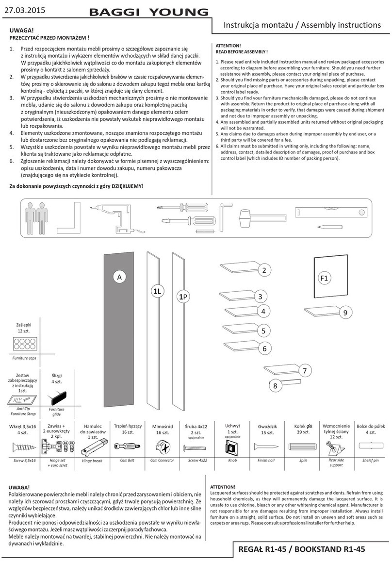 Young R1-45 Assembly instructions