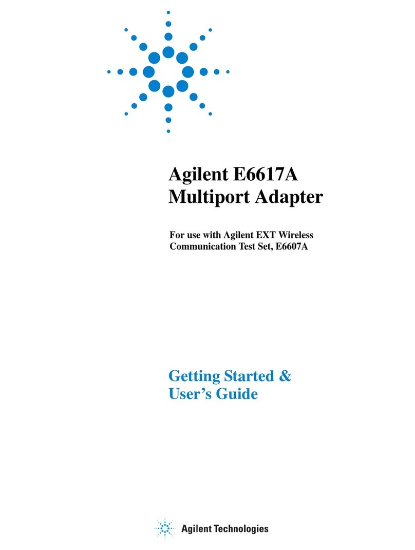 Agilent Technologies E6617A User manual