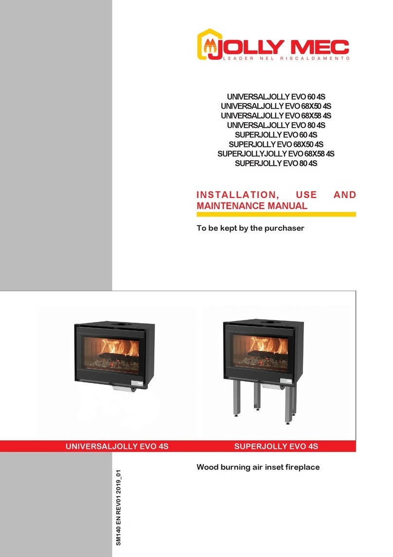 Jolly Mec UNIVERSALJOLLY EVO 60 4S Installation, use and maintenance manual