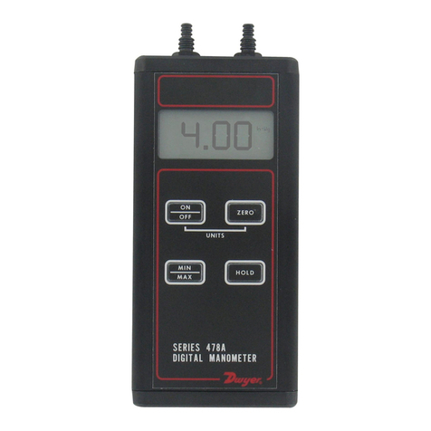 Dwyer Instruments 478A Series operating instructions