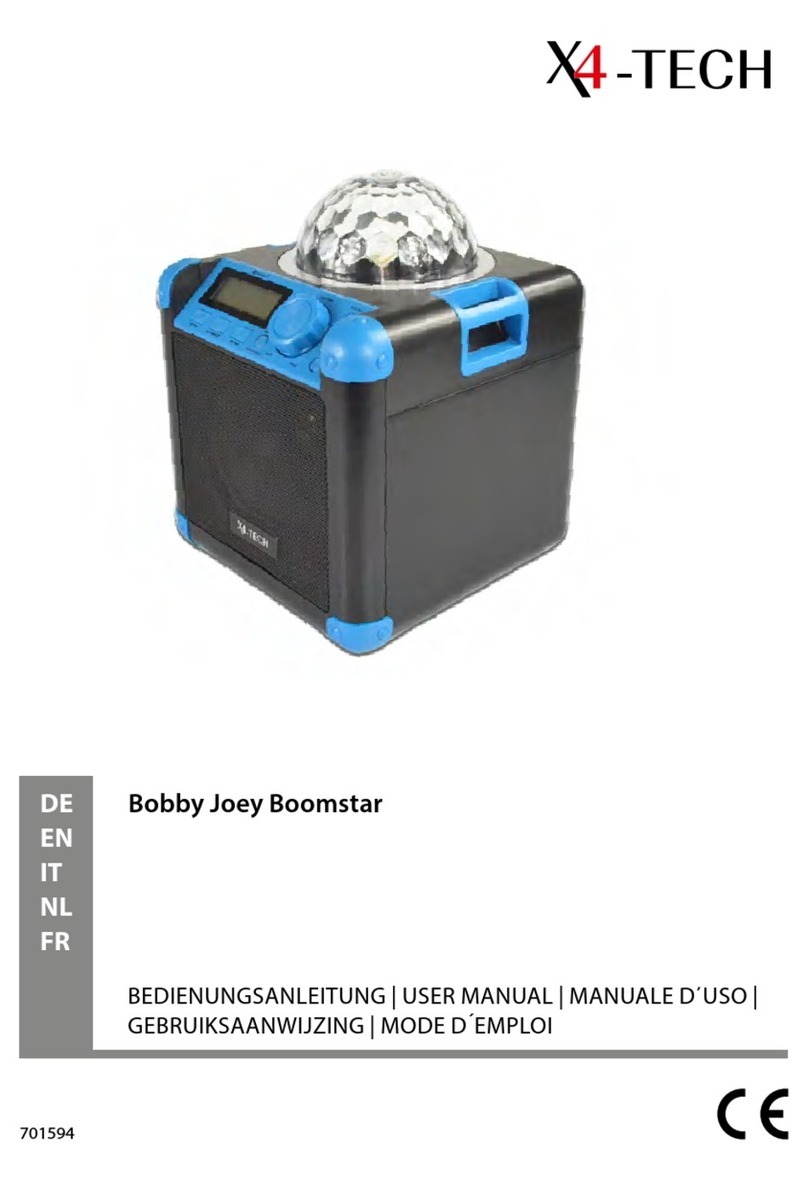 X4-TECH Bobby Joey Boomstar user manual