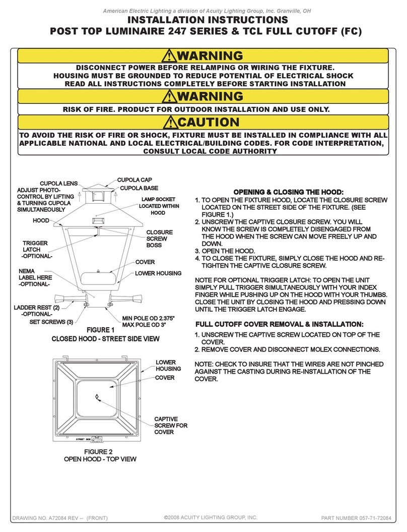 Acuity 247 Series installation instructions