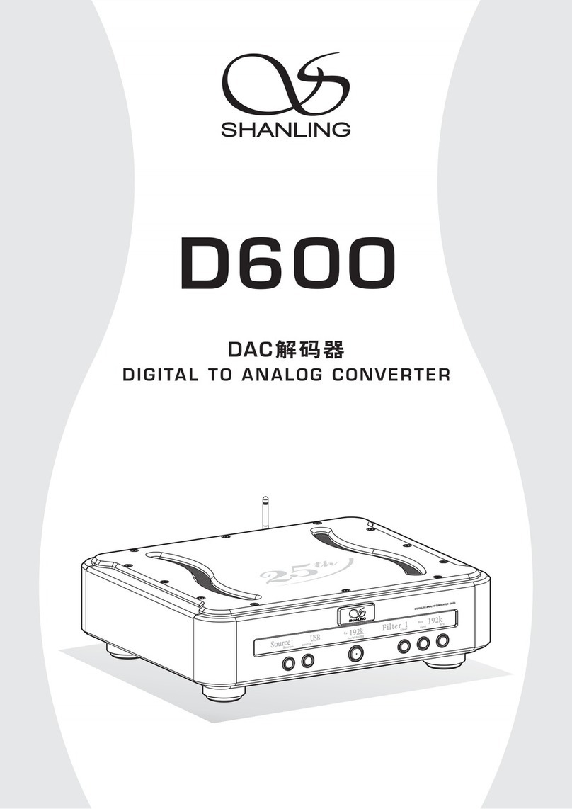 Shanling D600 manual