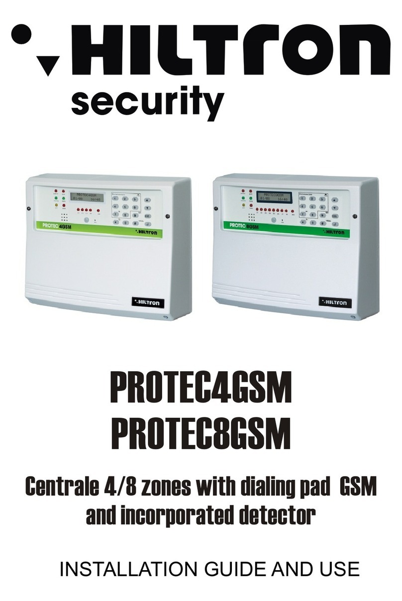 Hiltron security PROTEC4GSM INSTALLATION GUIDE AND USE