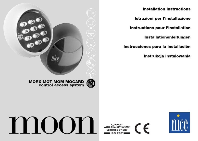 Nice MORX installation instructions