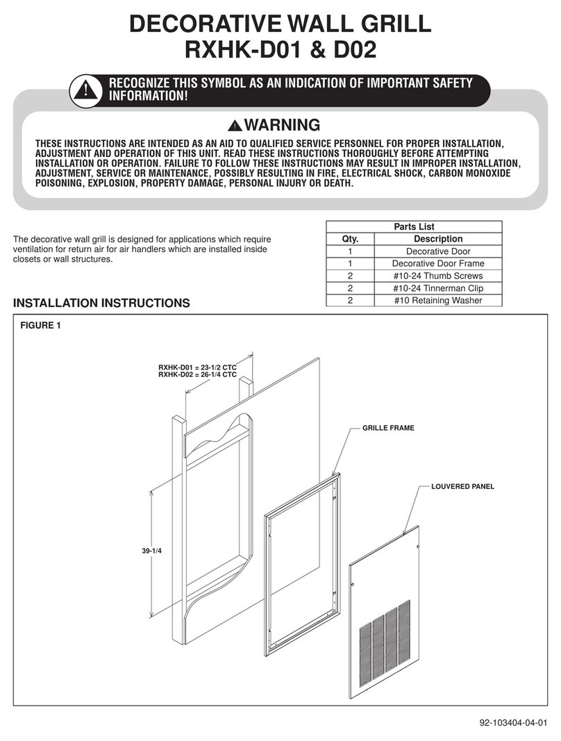 Rheem RXHK-D01 installation instructions
