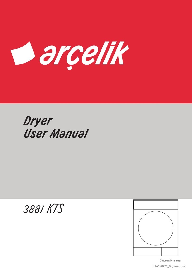 arcelik 3881 KTS User manual arcelik 3881 KTS User manual