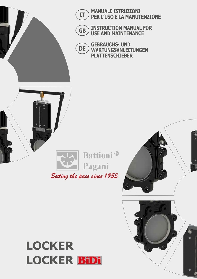 battioni Pagani LOCKER Instruction manual for use and maintenance
