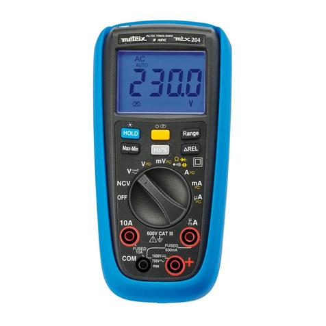 Chauvin Arnoux Metrix MTX204 user manual