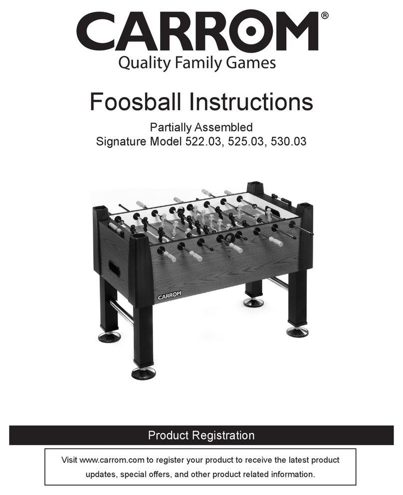 Carromco Foosball 522.03 User manual