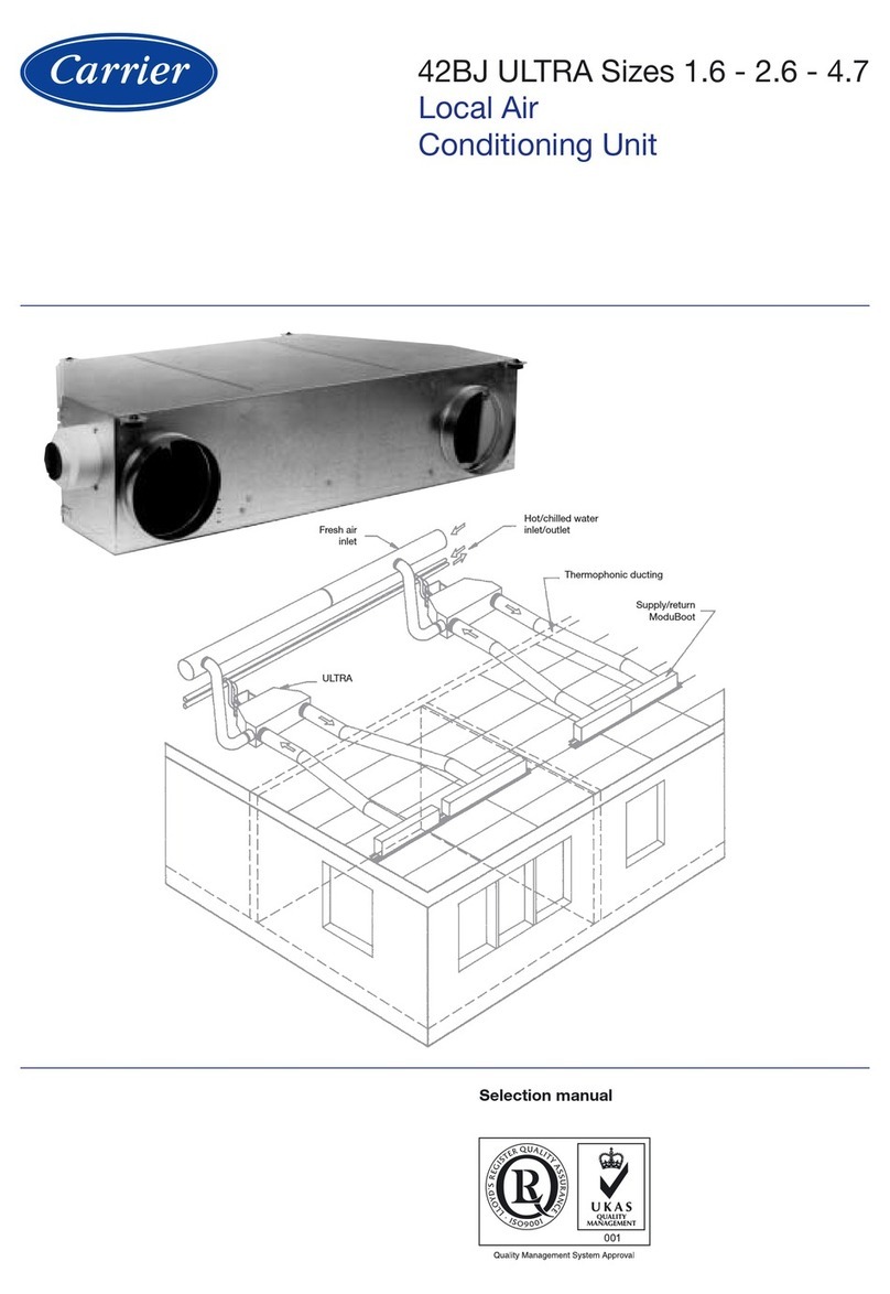 Carrier 42BJ ULTRA User manual