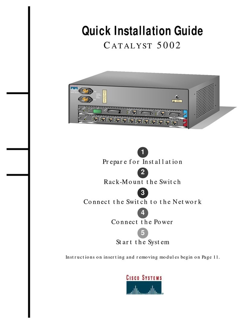 Cisco CATALYST 5002 User manual