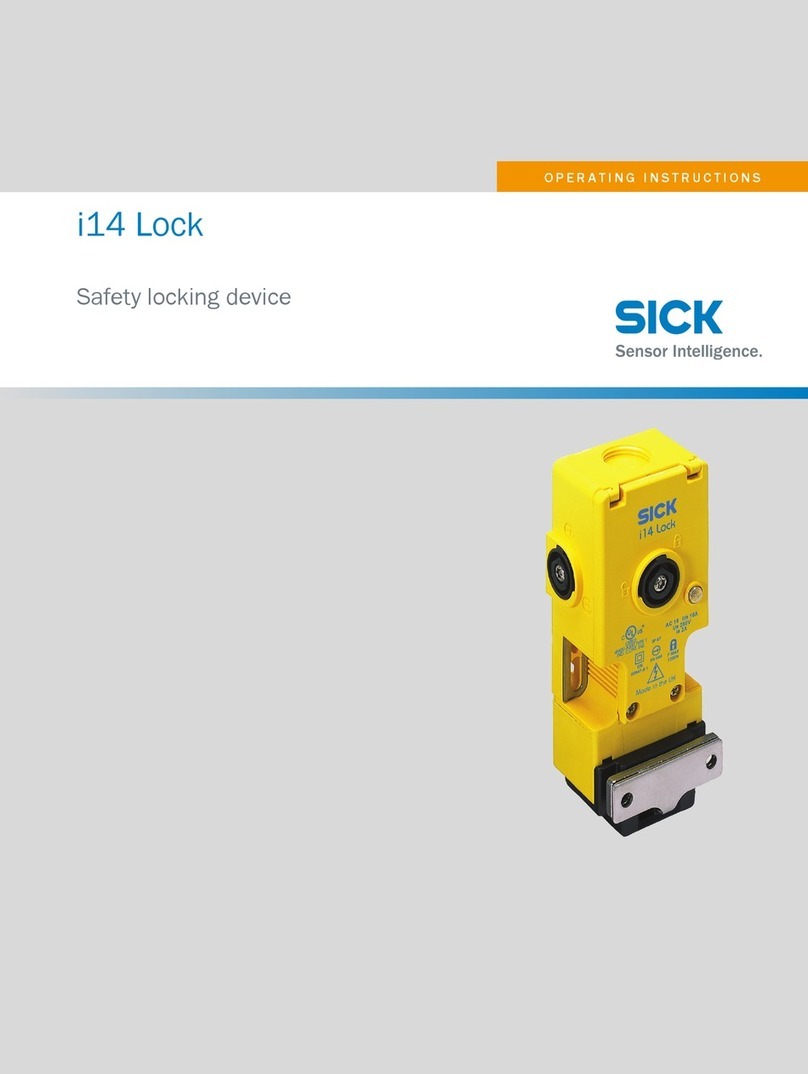 SICK i14 Lock operating instructions