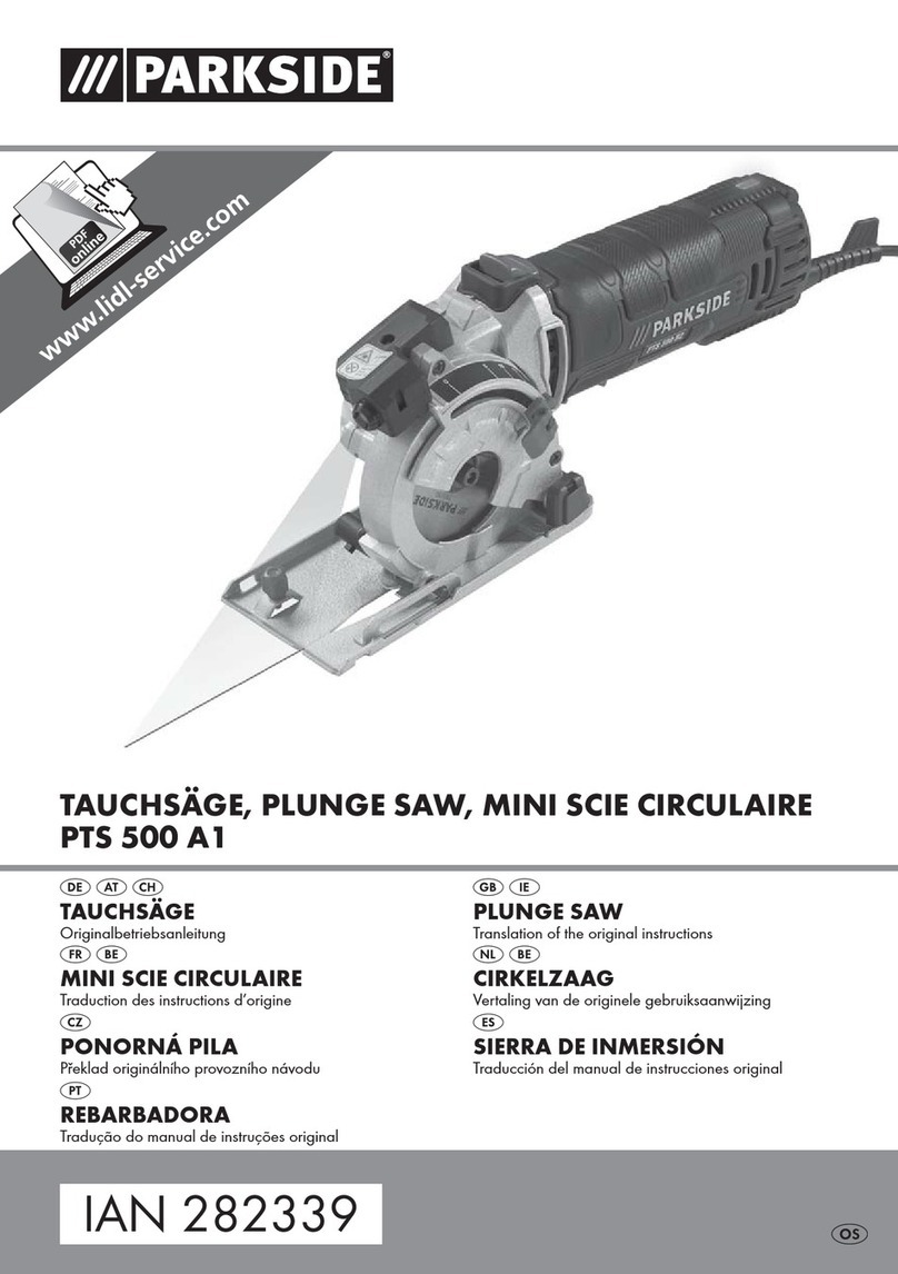 Parkside PTS 500 B2 User manual