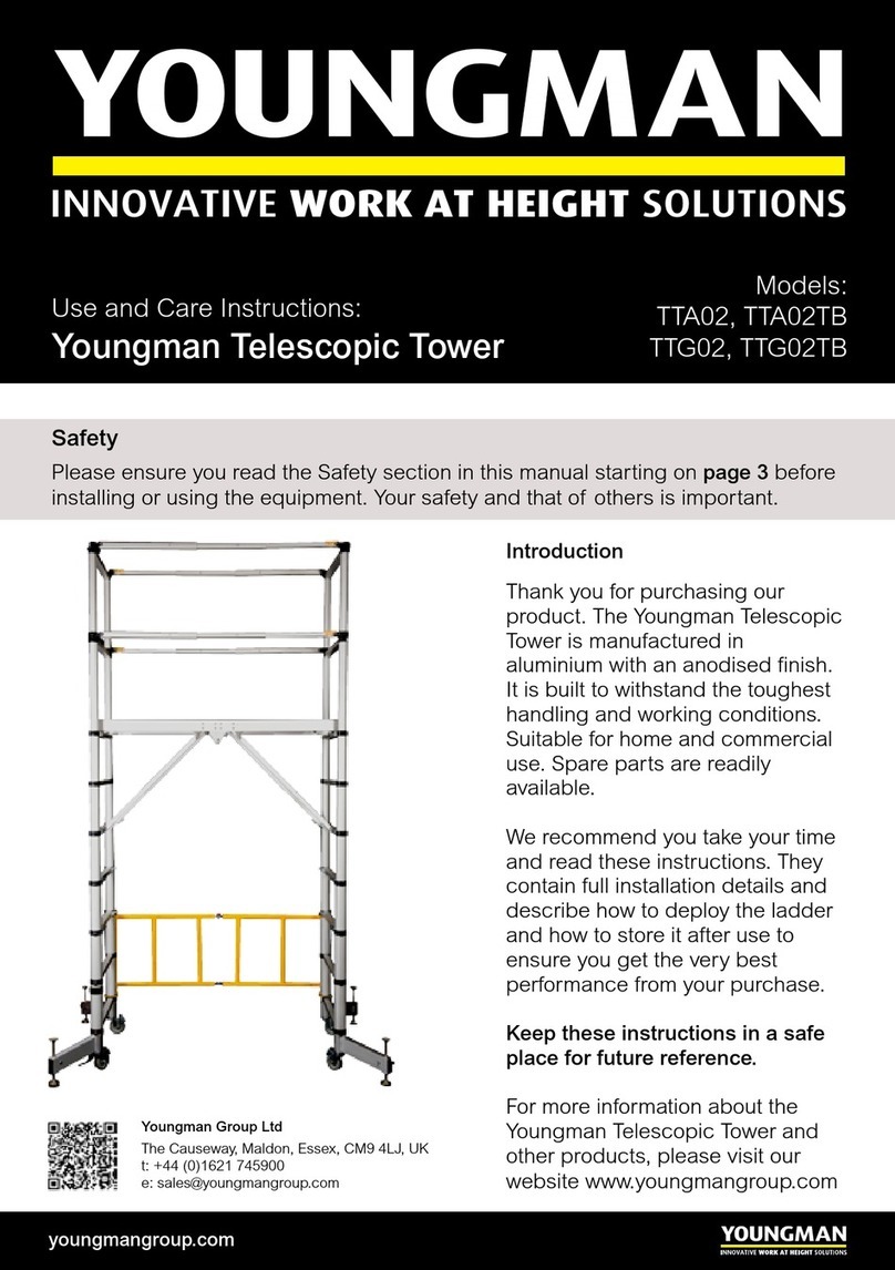 Youngman TTA02 Use and care instructions