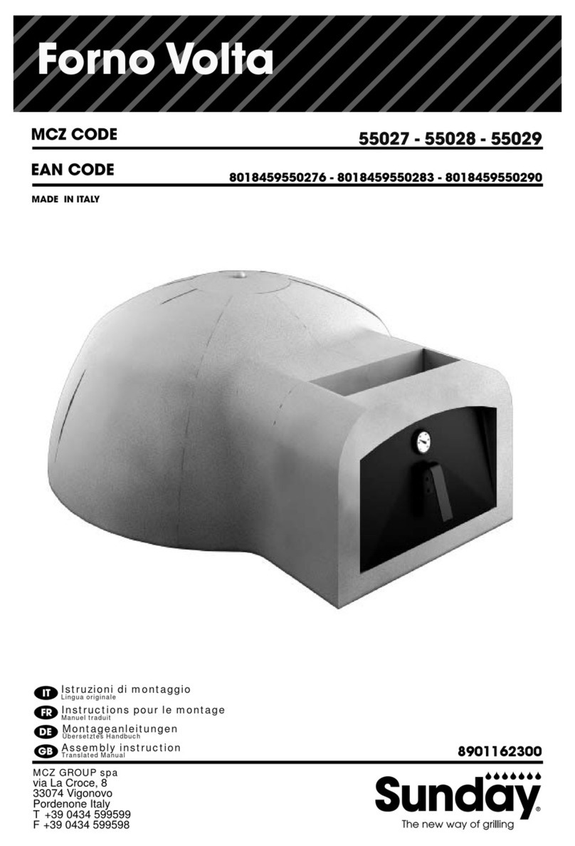 Sunday FORNO VOLTA 80 User manual