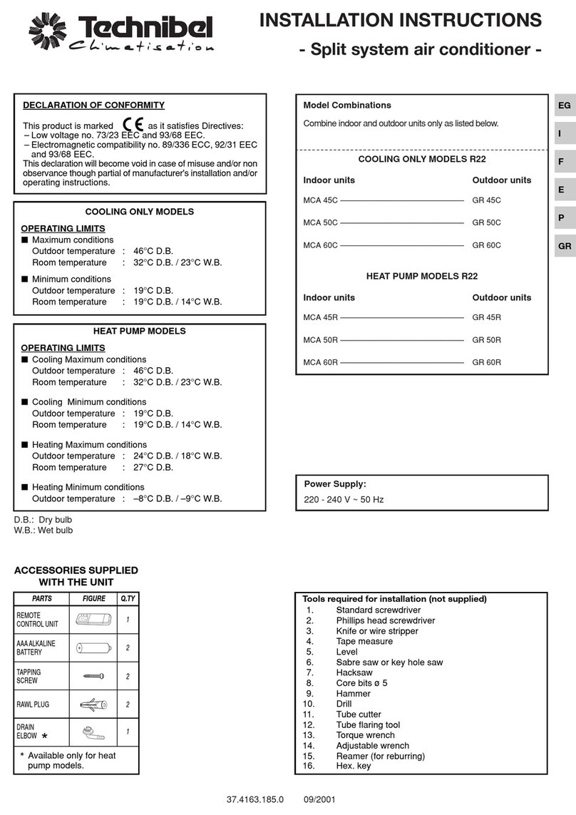 Technibel MCA 45C User manual