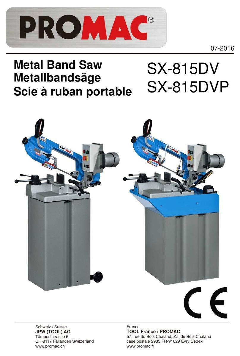 Promac SX-815DVP operating instructions