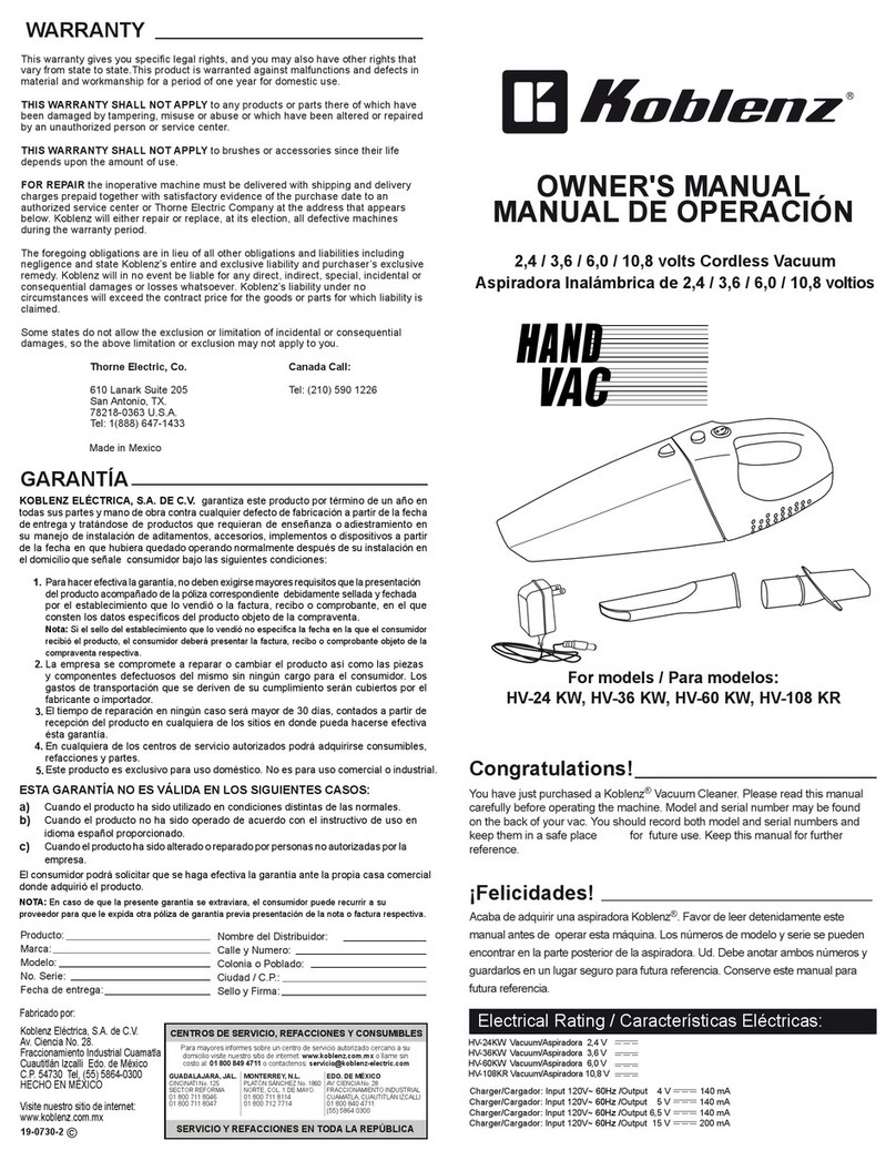 Koblenz HV-24 KW User manual Koblenz HV-24 KW User manual